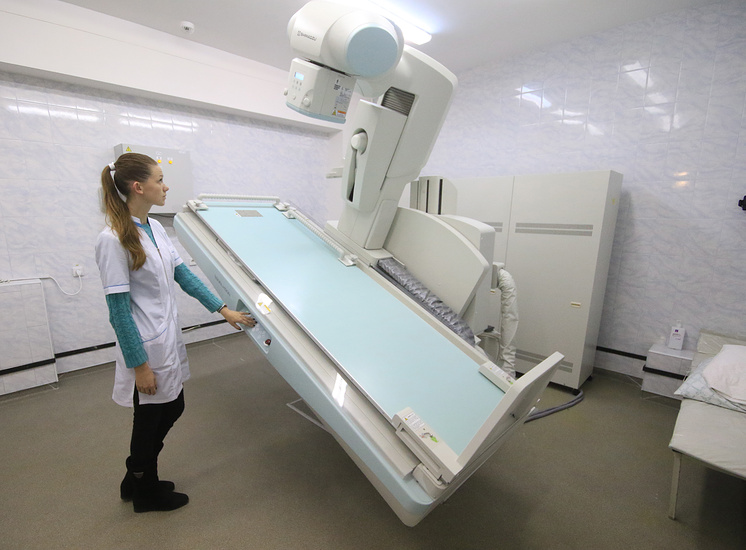 Цифровой рентгеновский аппарат в городской больнице №9