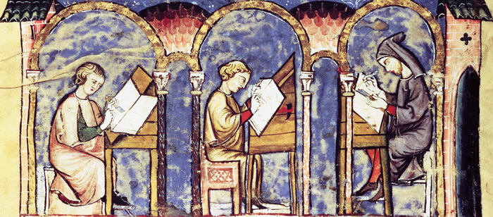 Иллюстрация из кодекса Albendense, библиотека Сан-Лоренсо-де-Эль-Эскориаль (Испания).