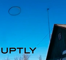 В небе над Казахстаном засняли загадочное чёрное кольцо [ВИДЕО]