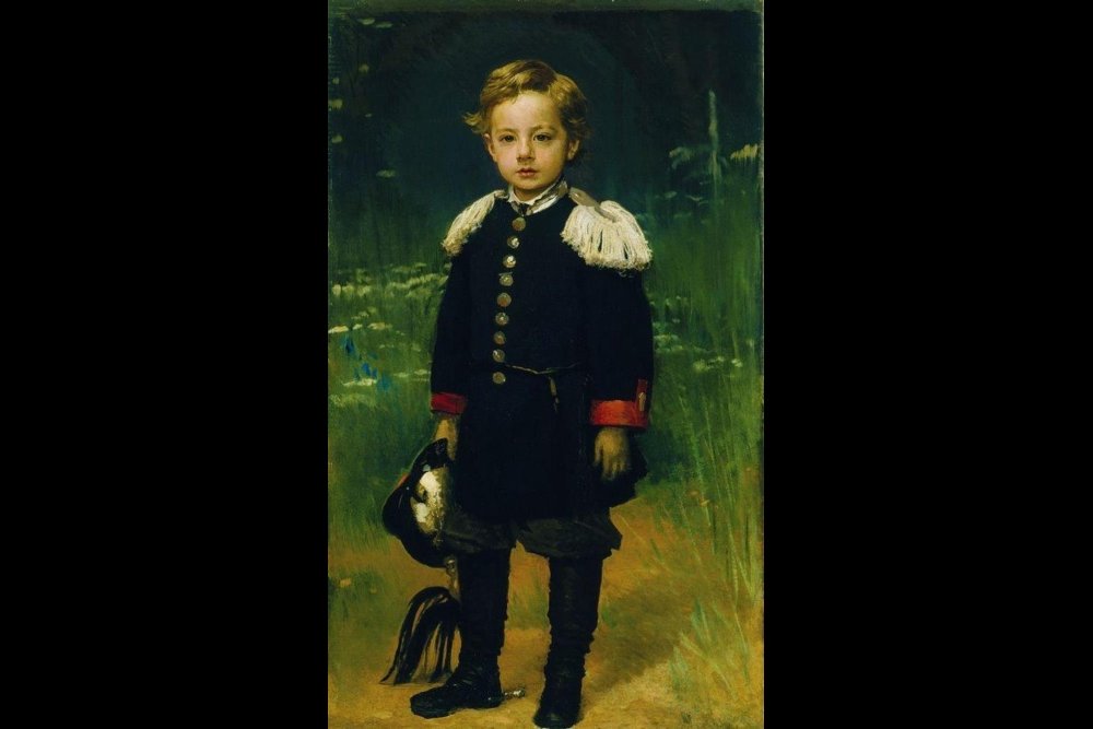 Иван Крамской. Портрет сына Сергея. 1883 год.