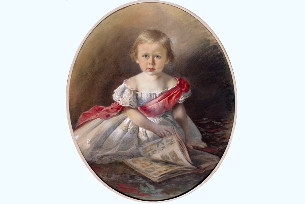 Иван Крамской. Портрет дочери Софии. Акварель. 1870 год. Атрибуция автора.