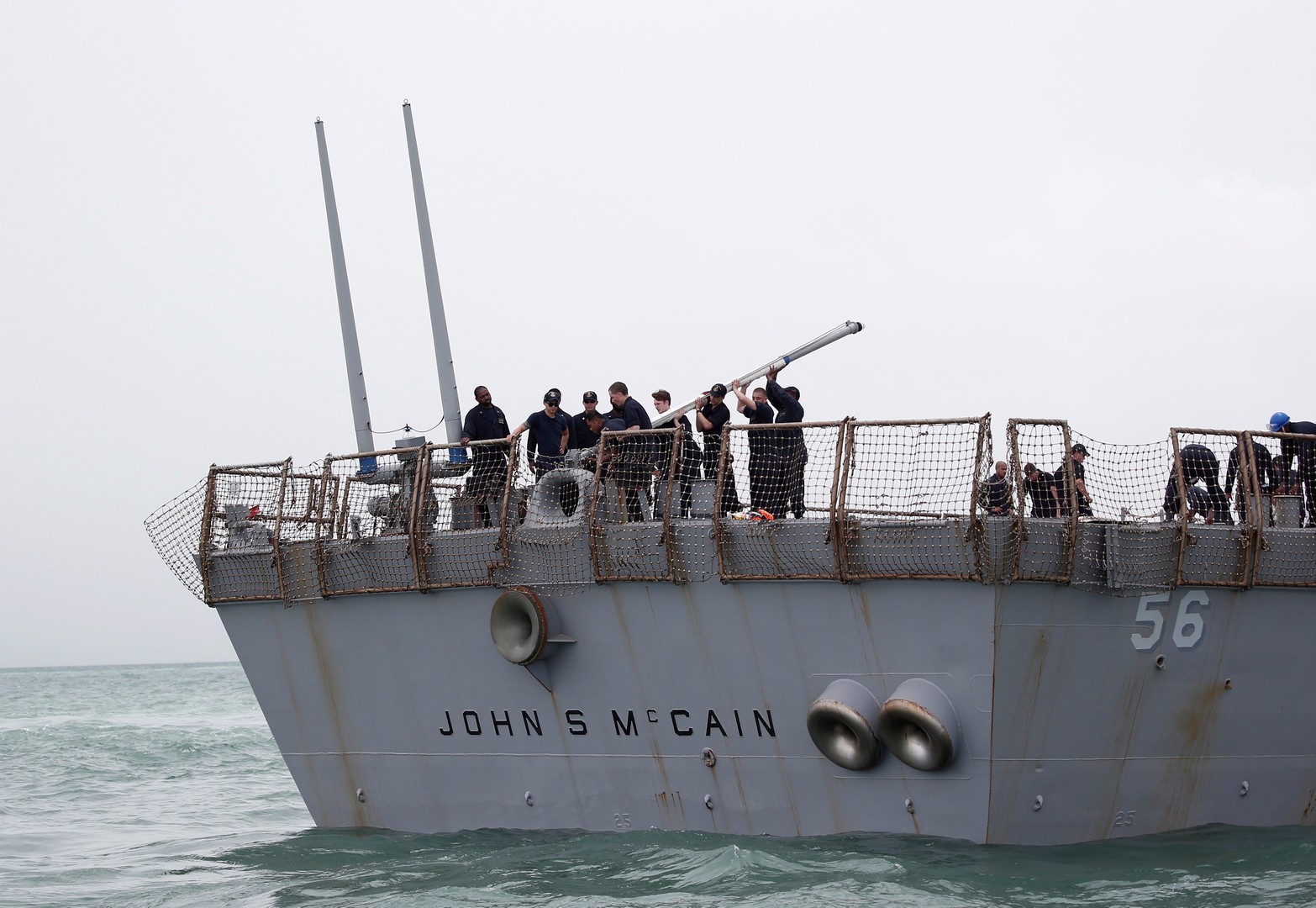 «Джон Маккейн» и хакеры: в ВМС США рассмотрят версию кибервмешательства после инцидента с эсминцем
