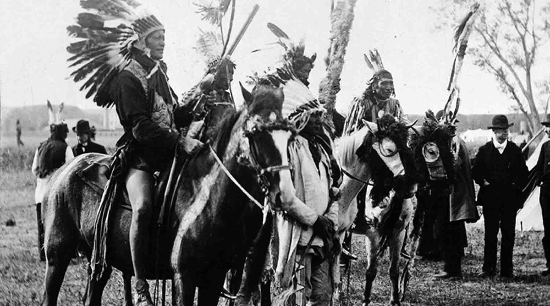 Индейцы на лошадях. © Library of Congress