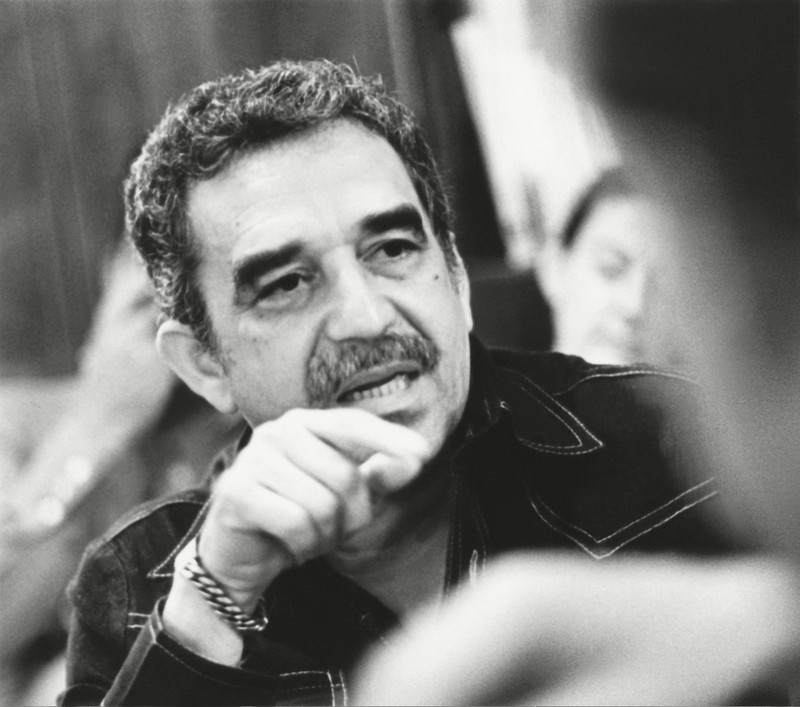 Колумбийский писатель, Нобелевский лауреат Габриэль Гарсиа Маркес в редакции газеты «Известия», 1982 год.