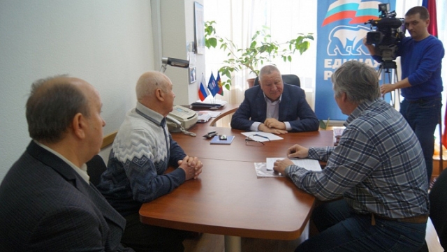Владимир Синяговский на встрече с избирателями