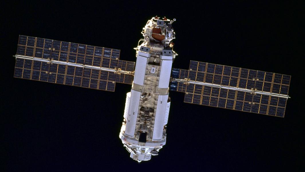 Функционально-грузовой блок «Заря» — модуль Международной космической станции. Фото: commons.wikimedia.org/Общественное достояние
