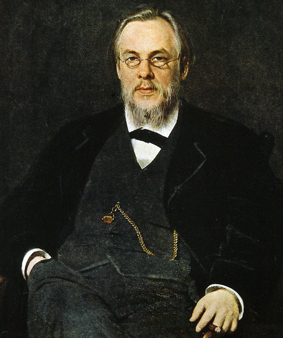 С.П.Боткин, портрет кисти И.Н.Крамского (1880). Изображение с сайта wikipedia.org