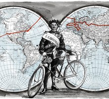 Первый русский, который объехал Землю на велосипеде