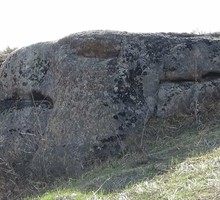 Две скульптуры, найденные в 2020 году на Алтае