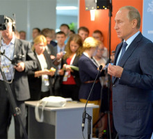 Владимир Путин ответил на вопросы российских журналистов
