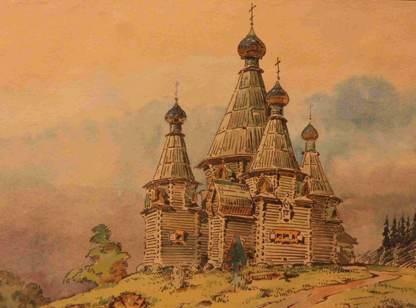 Архитектура древней Руси деревянное зодчество