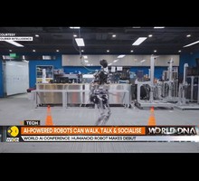 В Шанхае представили роботов, которые ходят и разговаривают