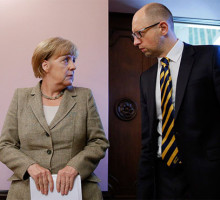 Ангела Меркель: «Я больше не могу общаться с Порошенко и Яценюком»