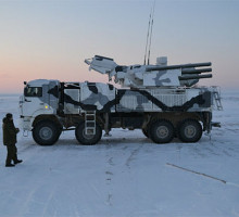 В Арктике провели ночные стрельбы комплекса "Панцирь"