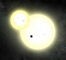 Обнаружена планета, вращающаяся по орбитам двух звёзд