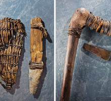Топор древнего человек Эци, найденного в Альпах, был сделан в Италии
